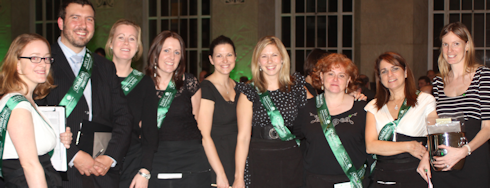 Some of the NSPCC team on the night